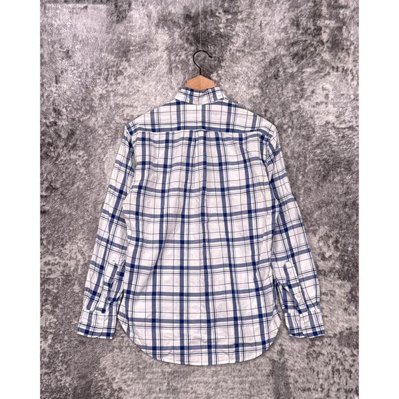 Gitman Bros Small Mens Vintage Oxford Plaid Button Down Long Sleeve - Picture 3 of 12